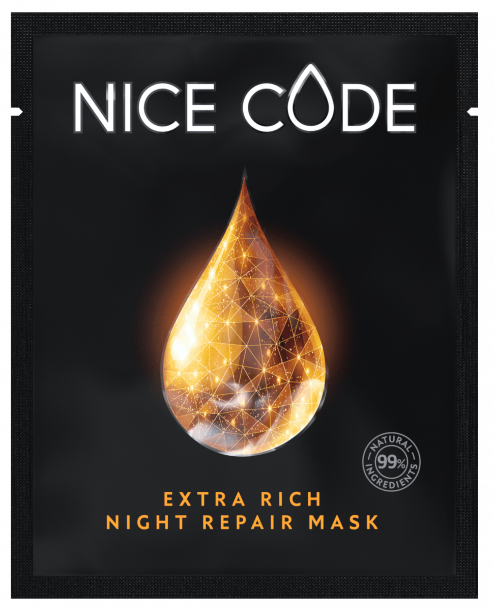 Тканевая маска Extra Rich Night repair с маслом амлы, расторопши, граната, камелии, растительными экстрактами родиолы розовой и апельсина