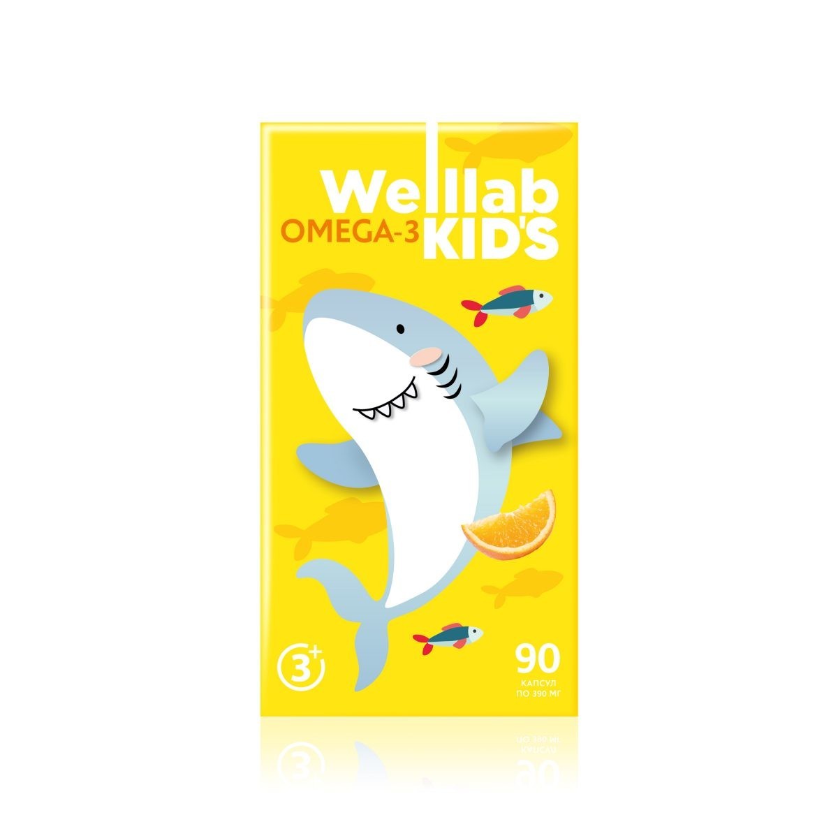 Омега-3 для детей WELLLAB KIDS OMEGA-3, 90 капсул 4