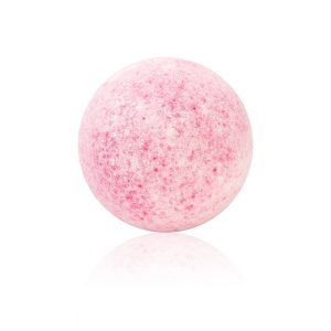 TOTTY Детский натуральный бурлящий шар для ванны «Клубничный пломбир», 200 г